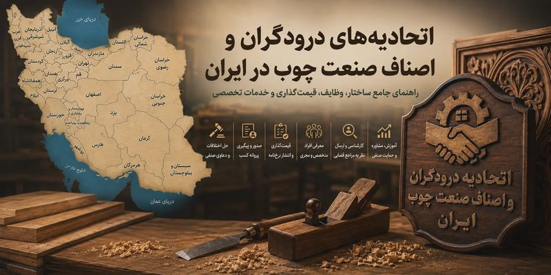 تصویر مقاله اتحادیه‌های درودگران و اصناف صنعت چوب در ایران؛ وظایف، ساختار، قیمت‌گذاری و نقش آن‌ها در حل اختلاف