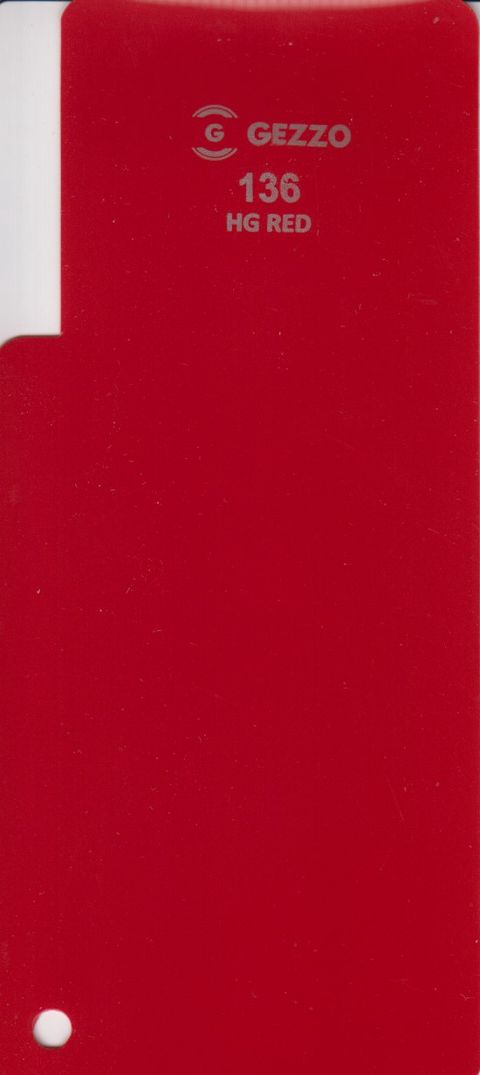 هایگلاس گزو ۱۳۶ HG RED قرمز براق ۱۲۲*۲۸۰ 
